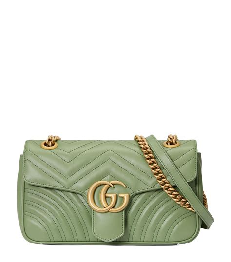 gucci marmont camera bag green|Gucci Marmont large shoulder bag.